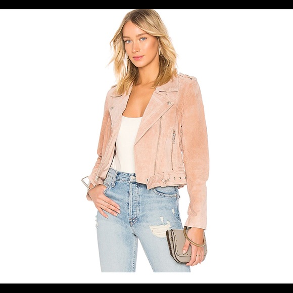 🩷 REVOLVE BLANKNYC Belted Suede Jacket Medium - Picture 3 of 13